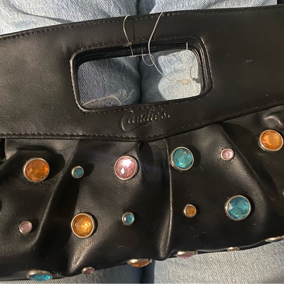 Brand new black Candies clutch with colored stones - Picture 5 of 5